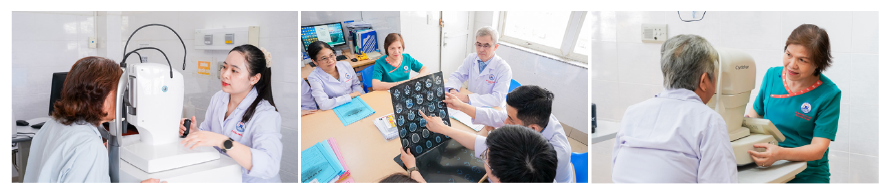 Hình ảnh khám và điều trị tại Khoa Mắt BV Thống Nhất